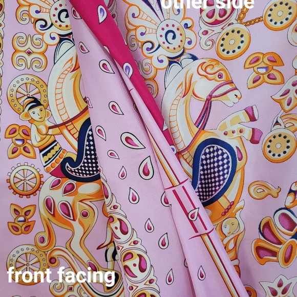 Twill  Scarf /50 x 50 in Sq - Picture 5 of 11